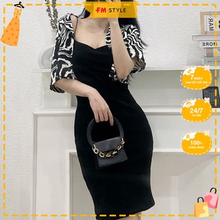 Áo khoác kiểu vest nữ FM Style croptop hoạ tiết ngựa vằn cá tính, năng động thời trang I Fm Style Online 220303400
