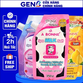Tẩy Tế Bào Chết Body Và Da Mặt Muối Tắm Sữa Bò Abonne 350g CHÍNH HÃNG 100% - Tẩy Da Chết Body Abone Thái Lan GENB