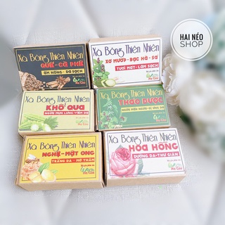 [tặng kèm túi lưới tạo bọt] Xà bông handmade giữ trọn 100% Glycerin tự nhiên dưỡng da sáng mịn
