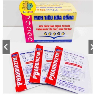 Men tiêu hóa sống Pharbiozym cho chó mèo gói 5g