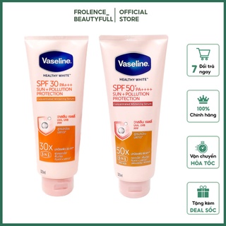 SỮA DƯỠNG THỂ trắng da Vaseline 50x SPF 50+ Thái Lan