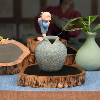 Đế Ngỗ Mun Nguyên Khối Trang Trí Tượng, Bình Hoa, Nhà Cửa