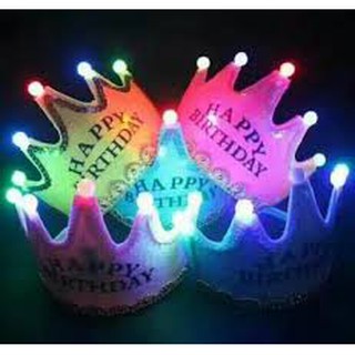 Vương Miện Đèn Led, Phù Hợp Cho Các Buổi Tiệc Sang Trọng/Sang Chảnh, Vương Miện Phát Sáng, Nón Sinh Nhật, Mũ Phát Sáng