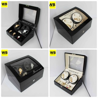 Hộp Đựng Đồng Hồ Cơ Gỗ 4 Xoay 6 Trưng Bày