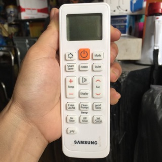Điều khiển điều hoà Samsung 2 chiều nút đỏ -tặng kèm pin -Bh đổi mới