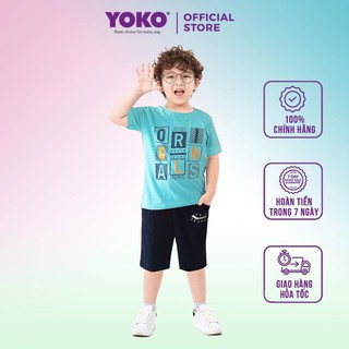 Bộ Quần Áo Thun Tay Ngắn Bé Trai (6-9 Tuổi) YOKO KID’S FASHION 21126T