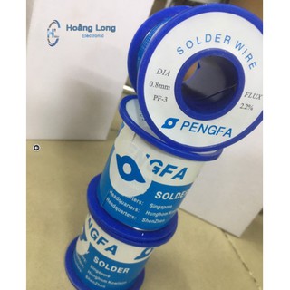 Thiếc Hàn PengFa Loại Tốt 0.8mm Sn63 Pb37 400g (Solder Wire)
