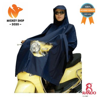 [ MUA NHIỀU ] Áo mưa Poncho vải BEST có kiếng phủ đèn xe máy - CHÍNH HÃNG RANDO
