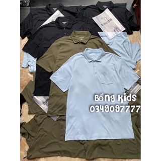 Áo Polo Nam Túi Ngực Cotton Dày AMZ