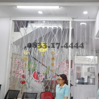 Rèm nhựa (C2,5m) ngăn lạnh điều hòa, ngăn bụi bẩn.