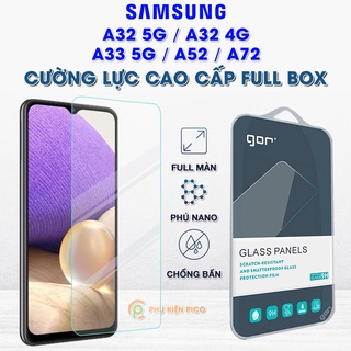 Cường lực Samsung Galaxy A32 / A52 / A70 / A71 / A72 / A80 full màn hình chính hãng Gor