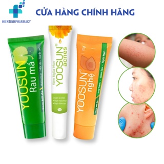 Kem Bôi Da Yoosun Nghệ - Rau Má - Acnes - Ngăn Ngừa Mụn, Giảm Thâm, Mát Da Từ Thảo Dược