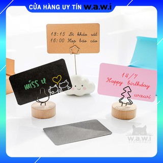 [HÀNG SẴN] Hộp thẻ giấy màu ghi nhớ, thông báo bo góc