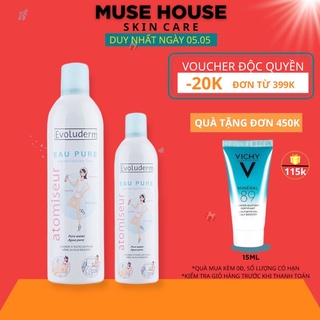 Xịt khoáng Evoluderm 400ml 150ml - Muse House