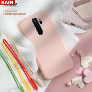 Ốp điện thoại silicon lỏng mềm mịn kèm dây đeo cho OPPO Reno 2F 2Z Reno 2 ACE Reno 10 Zoom