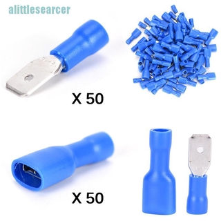 Set 100 Đầu Nối Dây Điện Màu Xanh