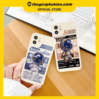 Ốp lưng iphone cạnh vuông Space ticket dành cho iphone 6 đến 14promax - E128