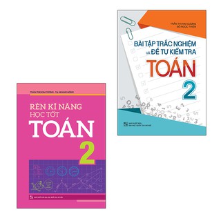 Sách: Combo 2 Cuốn Lớp 2: Bài Tập Trắc Nghiệm Và Tự Kiểm Tra + Rèn Kỹ Năng Học Tốt Toán
