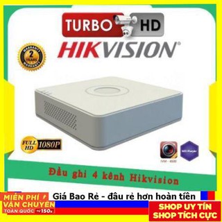 Đầu ghi 4 kênh TVI Hikvision DS-7104HGHI-F1_ Chính hãng