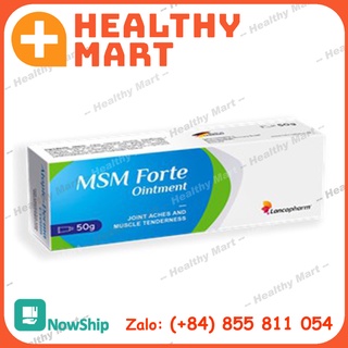 ✔Kem thoa cho người bị đau khớp, nhức mỏi cơ Lancopharm Msm Forte Ointment Crevil Đức