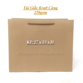 Túi giấy ngang 27 x 33 x 11( combo 50 túi ) túi giấy đựng quà