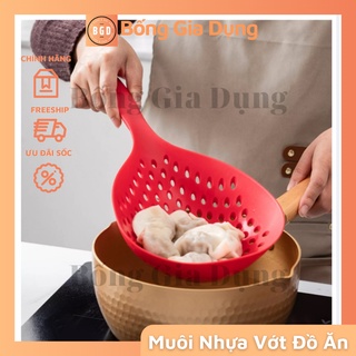 Muôi Vớt Mì, Rau Luộc - Vá Canh Lỗ Nhựa Chịu Nhiệt Dạng Lưới Cỡ Lớn