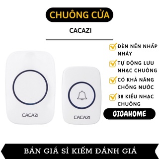 Chuông Cửa GIGAHOME Bộ 2 Chuông Cửa Không Dây A10GIGAHOME2 Cacazi Chống Nước, Khoảng Cách 300m 9473