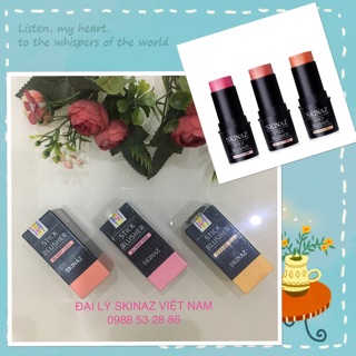 Kem má hồng cao cấp Stick Blusher Skinaz Hàn Quốc chính hãng 8g ( Hàn Quốc )