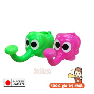 Bình tưới cây bằng nhựa hình con voi Nakaya| Hàng Nhật Nội Địa