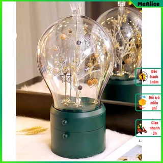 Kệ treo trang sức có đèn led phong cách Bắc Âu, chống bụi bẩn Kết hợp đèn ngủ