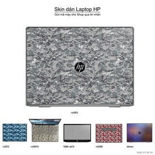 Skin dán Laptop HP in hình rằn ri _nhiều mẫu 5 (inbox mã máy cho Shop)