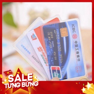 Set 5 vỏ bọc ép lụa bọc thẻ căn cước, thẻ ATM, thẻ ngân hàng, thẻ học sinh sinh viên.... AM
