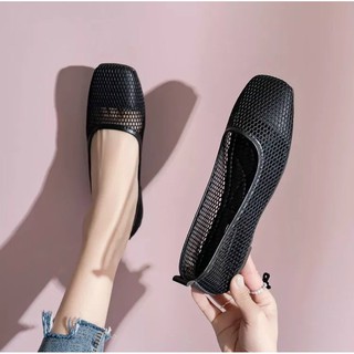 Giày búp bê nữ phong cách hàn quốc chất vải lưới siêu xinh