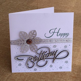 Thiệp Chúc Mừng Sinh Nhật Handmade - Thiệp Chúc Mừng Sinh Nhật Thủ Công Vuông