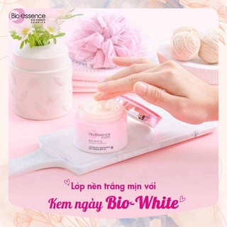 Kem dưỡng Bio-Essence dưỡng trắng chuyên sâu ban ngày Bio-White Day Cream chiết xuất Tanaka&amp;Camellia 50g