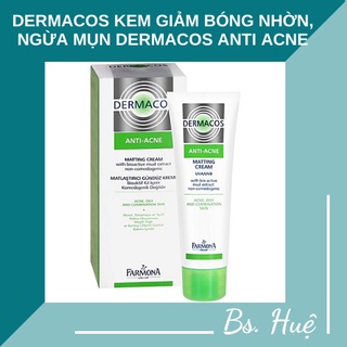 ✅ [Chính Hãng] Dermacos Kem Giảm Bóng Nhờn, Ngừa Mụn Farmona Dermacos Anti Acne