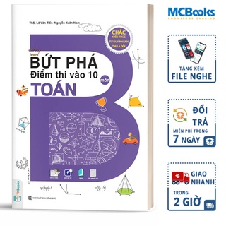Sách - Bứt Phá Điểm Thi Vào 10 Môn Toán - Kèm App Học Online