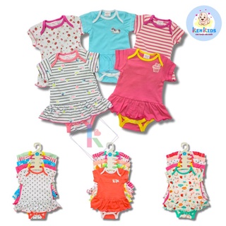 (3-11kg) COMBO 5 body váy bé gái chất đẹp nhiều màu BABY WEAR