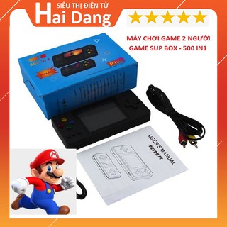 Máy chơi Game, Sup Box 500 In 1 Bản PLUS Bản Cho 2 Người Chơi - 2020