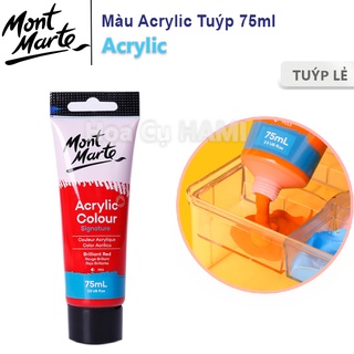 Màu Acrylic Mont Marte Tuýp 75ml - Bảng 1 màu lẻ