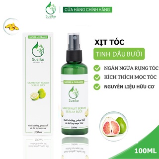 Xịt dưỡng tóc tinh dầu bưởi Suziko kích thích mọc tóc và ngăn ngừa gẫy rụng hiệu quả 100ml