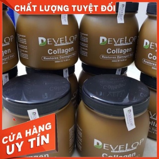 Hấp Dầu DEVELOP Collagen (Chuyên phục hồi tóc khô sơ chẻ ngọn SIÊU MỀM MƯƠT  đặt biệt giữ màu nhuộm) 500ML9chinhs hãng)