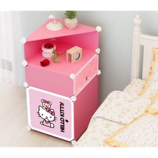 Tủ đầu giường 3 tầng lắp ghép siêu tiện ích.