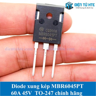Diode xung kép MBR6045PT 60A 45V TO-247 chính hãng [HTE Quy Nhơn CN2]