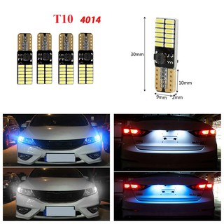 Đèn Led Chân T10 - 24 SMD 4014 Gắn Đèn Xi Nhan, Nội Thất Ô Tô, Demi Xe Máy, Xe Đạp Điện Nguồn DC 12V-24V