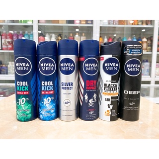 Xịt Khử Mùi Nam NIVEA MEN Thái Lan Chính Hãng Công Ty 150ml