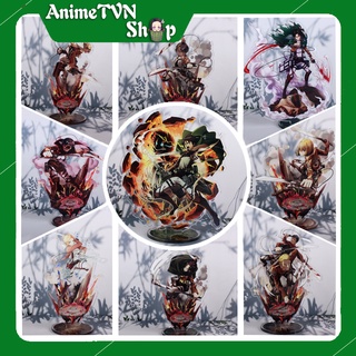 Tượng Mica Standee anime/manga Attack on Titan (Tấn công người khổng lồ) - Nhựa Cứng Acrylic In nhiều chi tiết sắc nét