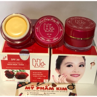 Kem H+ mụn thâm trắng da mặt 12g