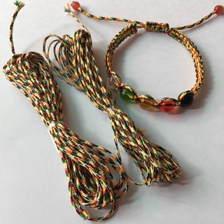 Đoạn dù thổ cẩm chỉ ngũ sắc Tây Tạng