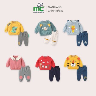 Thời Trang Trẻ Em Bộ Thu Đông Cho Bé Trai Và Bé Gái Mầm Shop Size Từ 8 Đến 22 Kg Hàng